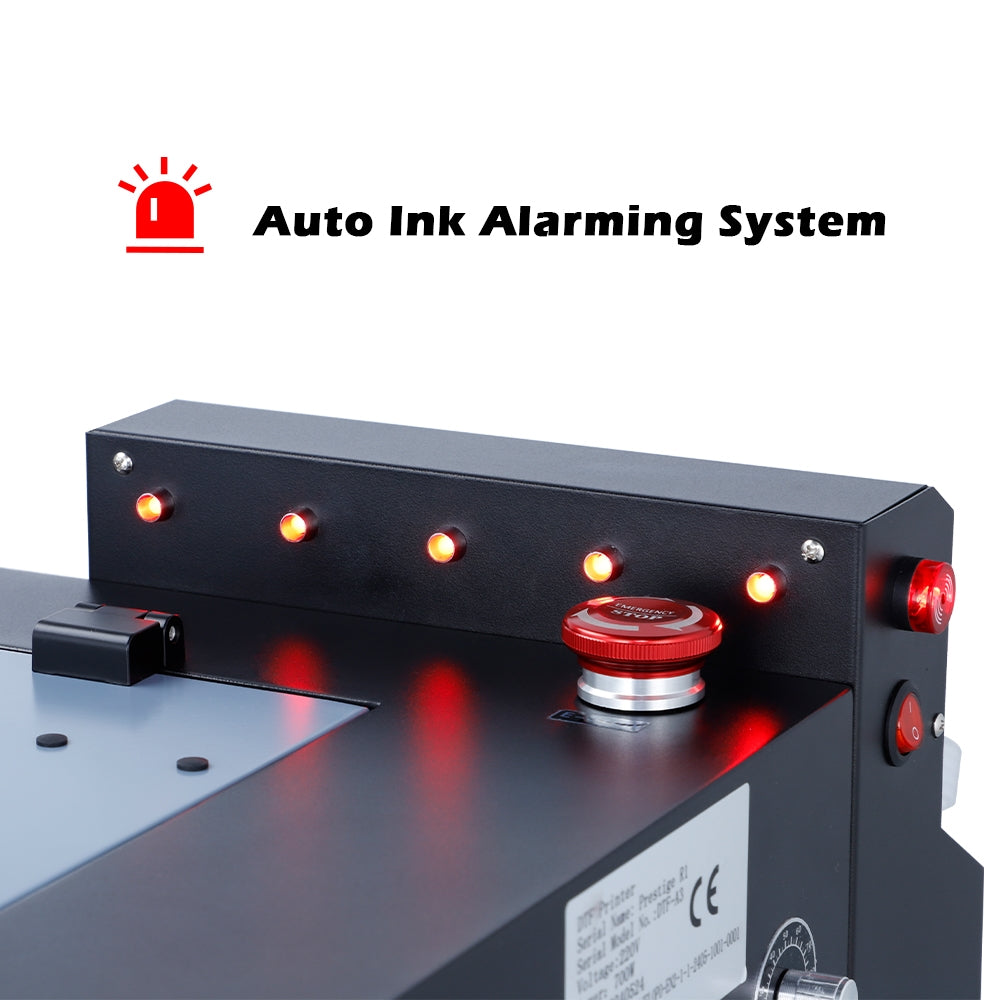 DTF Station Prestige R1 DTF Printer Auto Ink Alarming System