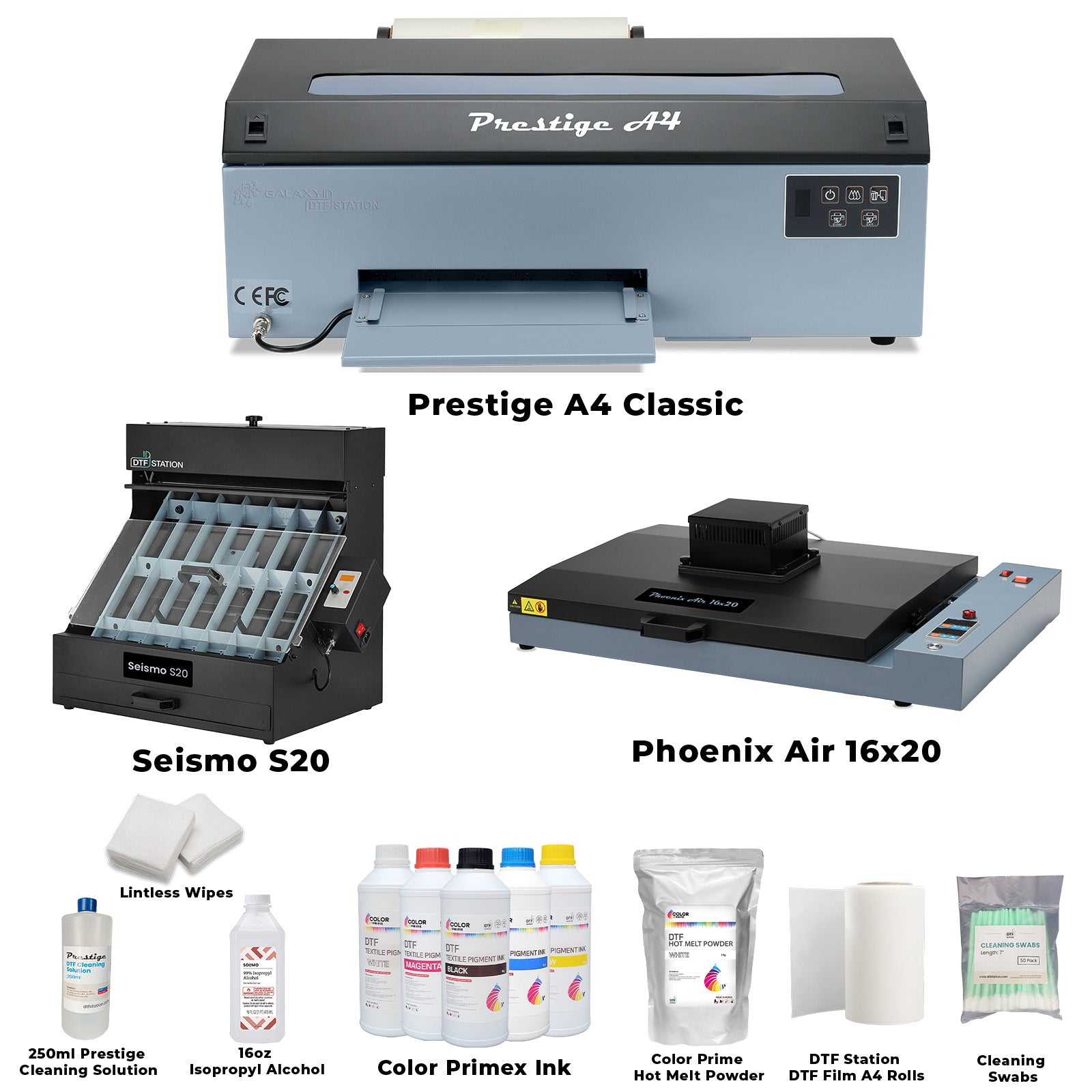 A4 DTF Printer with Curing Oven and Shaker Bundle – Lawson Screen & Digital  Products