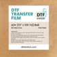 DTF Station Warm Peel DTF Film Rolls