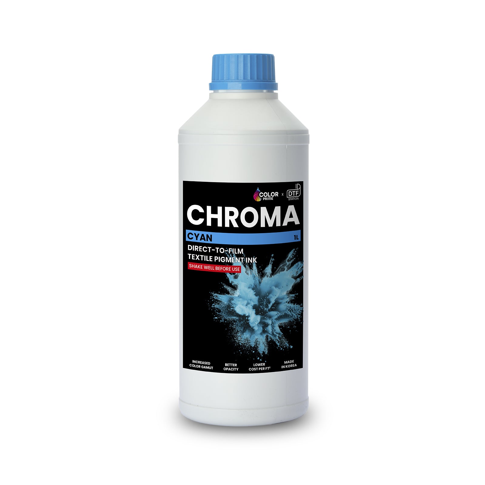 Color Prime Chroma DTF Ink - 10% Wider Gamut | DTF Station