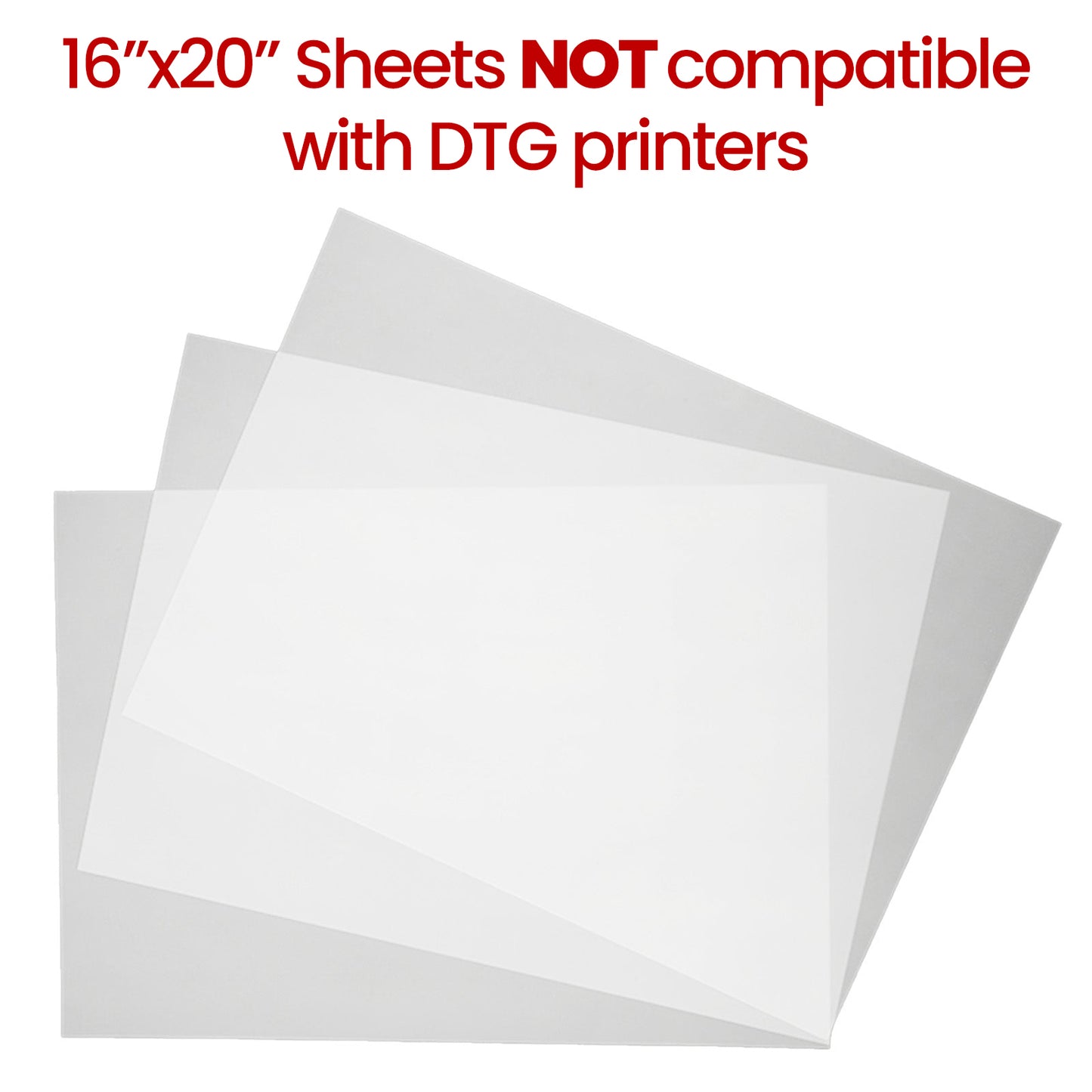 Color Prime Quick Glide DTF Film Sheets