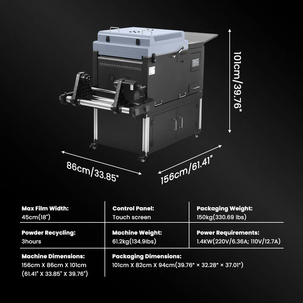 Miro 16 DTF Powder Shaker and Dryer