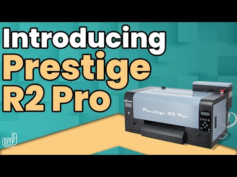 High-efficiency Prestige R2 Pro DTF Printer bundle with Phoenix Curing Oven and supplies – video for professional DTF printing.