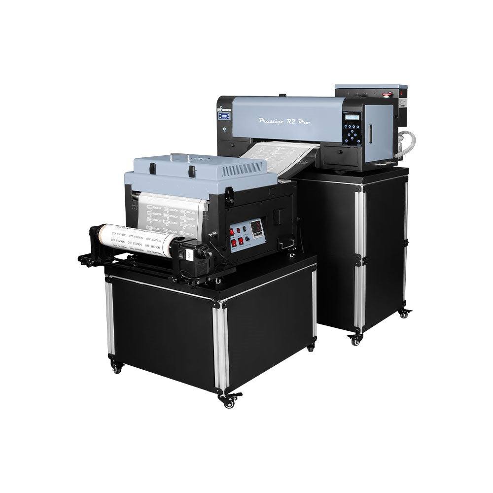 Miro 13 Powder Shaker with Prestige R2 Pro Printer