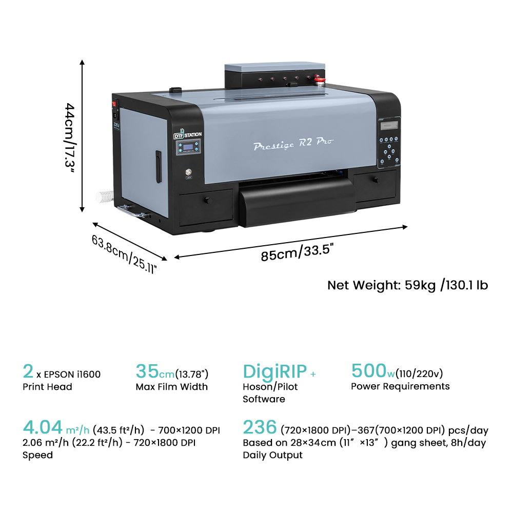 Prestige R2 Pro I1600 A3 DTF Printer - Image 6