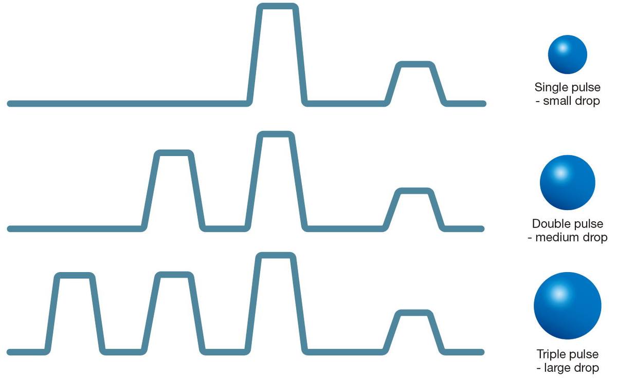 Typical Multi-pulse Waveforms in a Greyscale Printhead