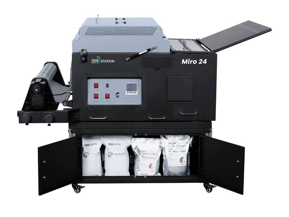 Miro 24 Automatic DTF Powder Shaker with Storage Stand