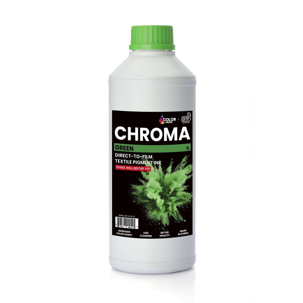 Color Prime Chroma DTF Ink Specialty Colors Green scaled