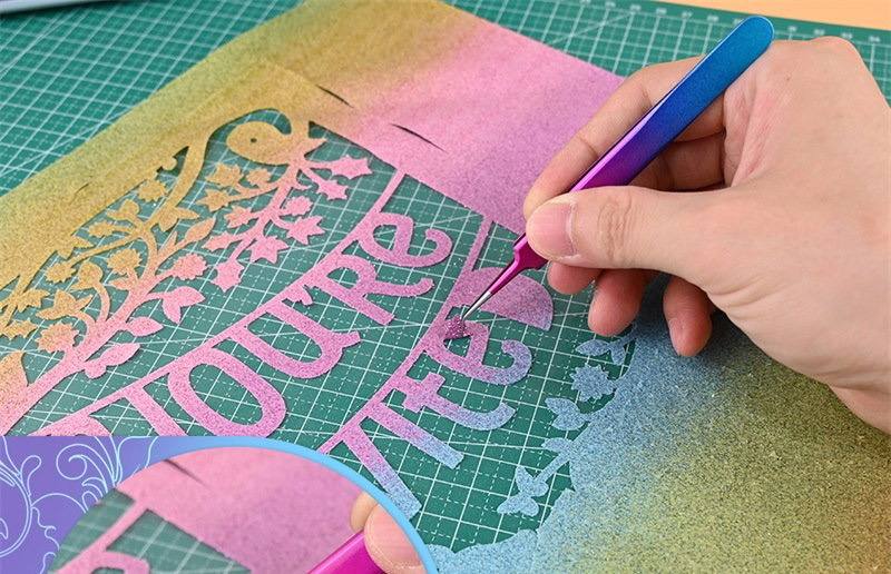 Weeding for Heat Transfer Vinyl