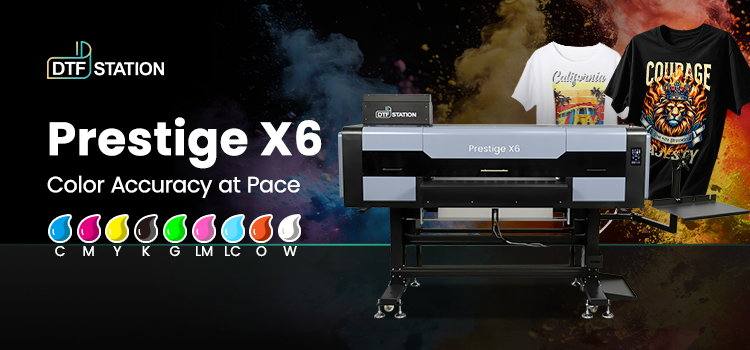 Prestige X6 9 Color 90CM DTF Printer