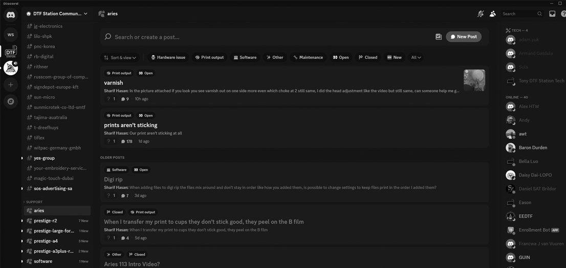 Discord Support