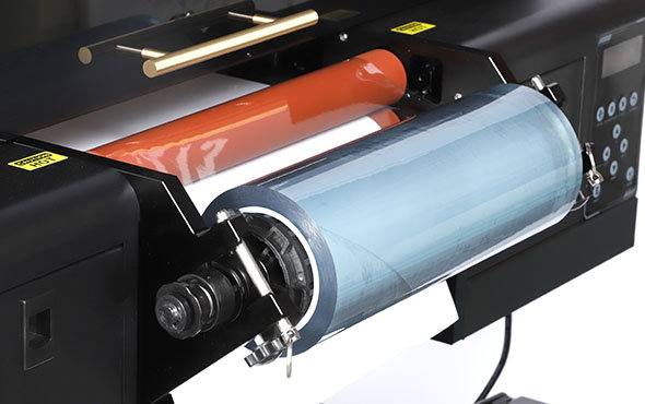 Film B Bracket & Laminating Roller from Aries 113 UV DTF Printer