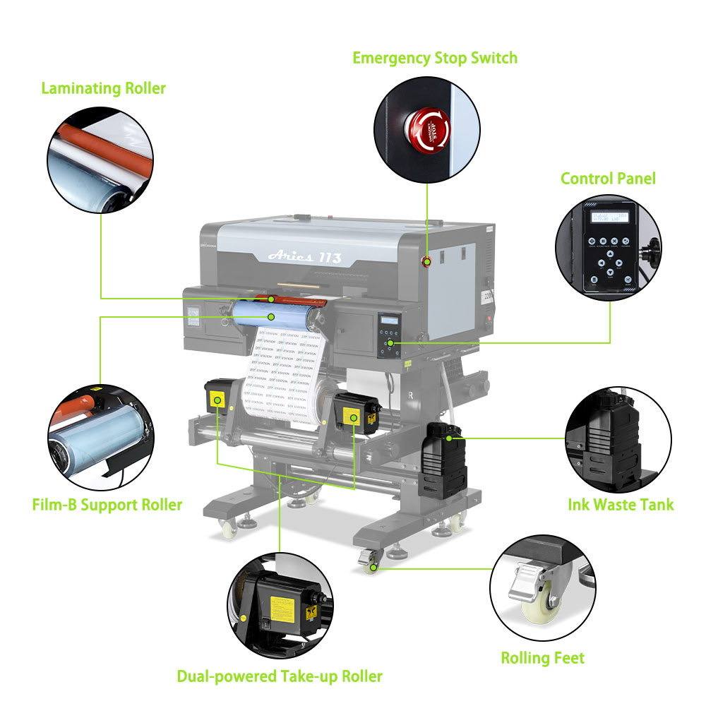 Aries 113 UV DTF Printer - Parts