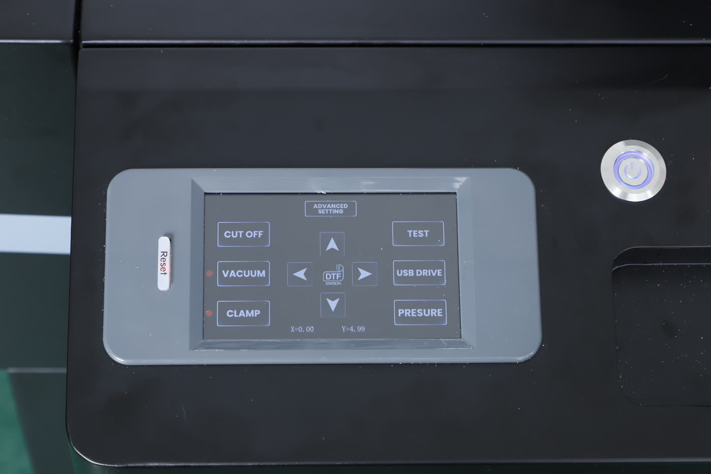 The control panel of the Arc 127