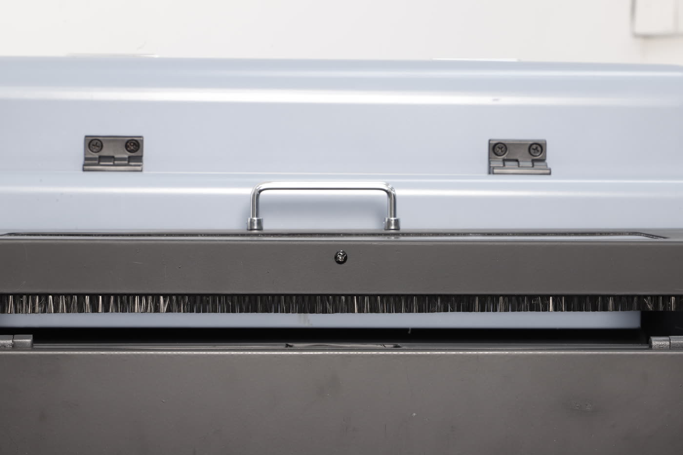 Close-up of the anti-static brush on the Miro 16