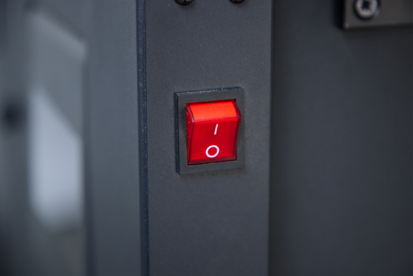 The power switch of the Miro 36