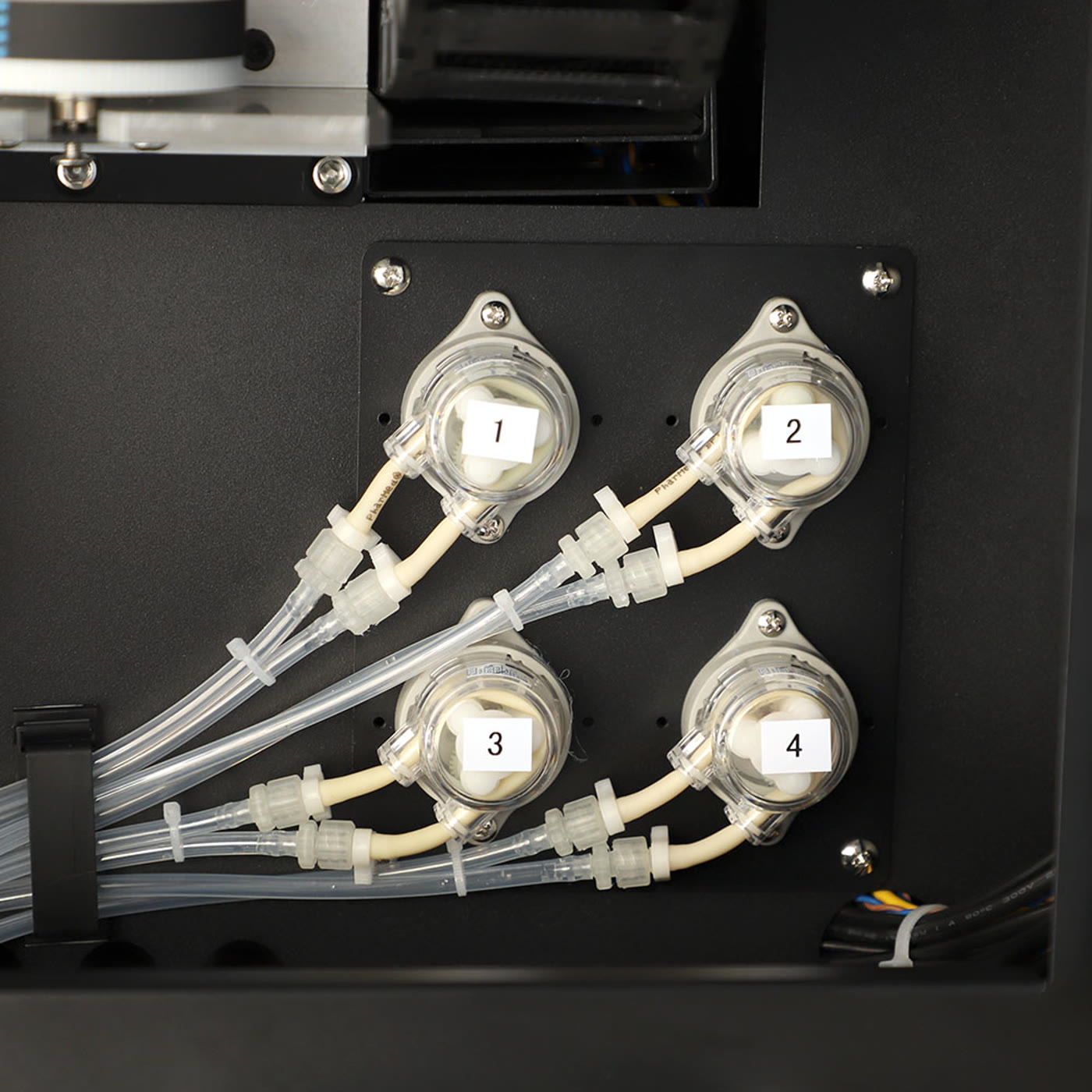 Ink pumps on the Prestige XL4